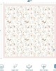 GRSSDER Muslin Cotton Quilt Blanket - Silky Soft and Breathable Baby Blanket Quilt, Oversized Muslin Blankets for Newborns, Toddlers & Kids, 6 Layers Reversible Design for All Seasons, 47" x 47"