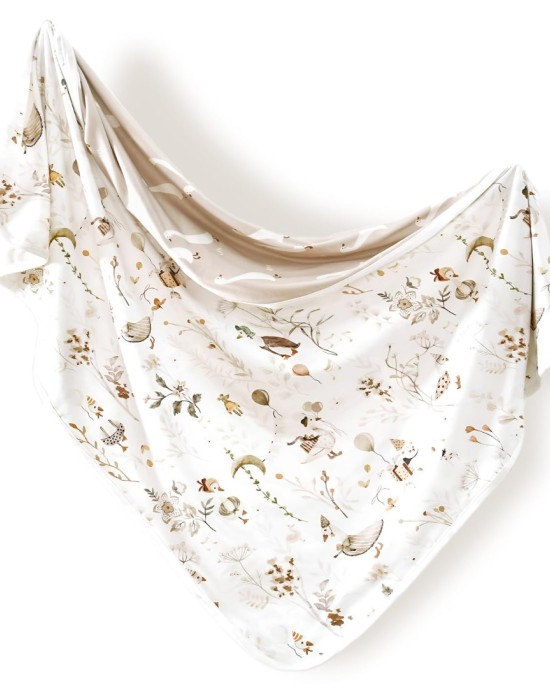 GRSSDER Baby Blankets Super Soft Jersey Knit Swaddle Blanket for Baby Girls and Boys, Double Layer Receiving Blankets 34 x 44 Inches Extra Large for Baby Show Gift, Cute Duck