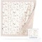 GRSSDER Muslin Cotton Quilt Blanket - Silky Soft and Breathable Baby Blanket Quilt, Oversized Muslin Blankets for Newborns, Toddlers & Kids, 6 Layers Reversible Design for All Seasons, 47" x 47"