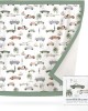 GRSSDER Cotton Muslin Quilt Blanket - Silky Soft and Breathable Kids' Throw Blanket, Oversized Muslin Blankets for Newborns, Toddlers & Kids, 6 Layers Reversible Design for All Seasons, 55" x 69"