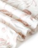 Pack n Play Sheets FItted 2 Pack, Stretchy Ultra Soft Jersey Knit Pack and Play Sheets, Universal Fitted Portable/Mini Crib Mattresses Snug and Safe, Beautiful Blush Pink Floral and Cute Animals Print
